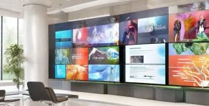 Commercial video wall